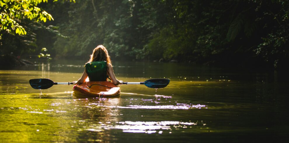 Kayaking activity